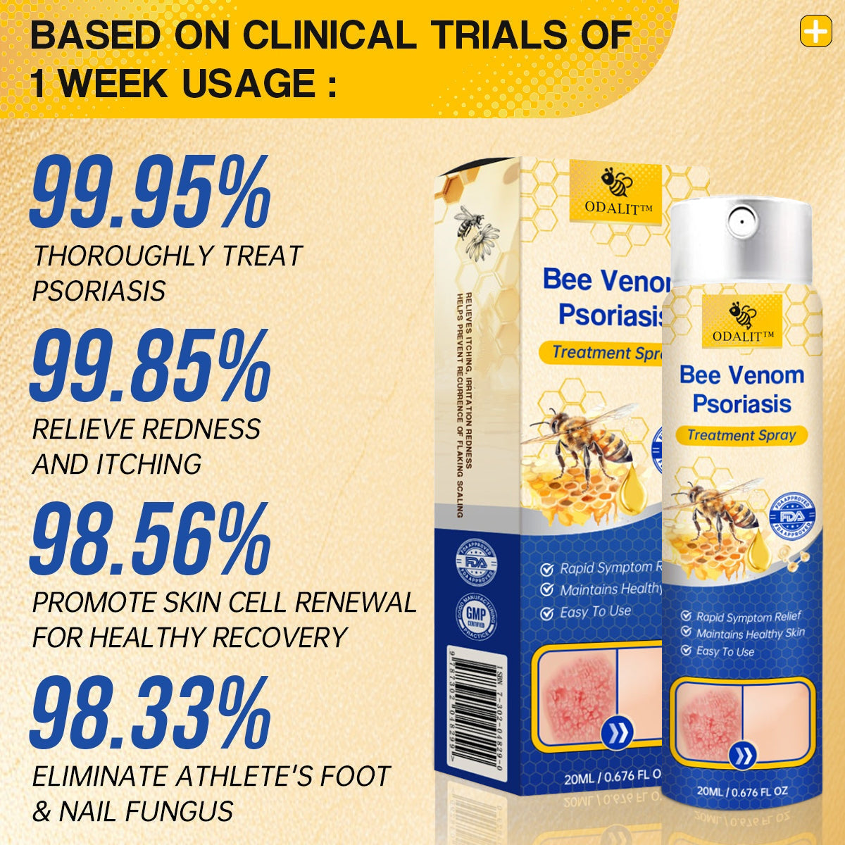 🔥ODALIT™ PsoriaHeal psoriasis Spray pro(🔥 60% off bundle purchase last day limited 🔥)