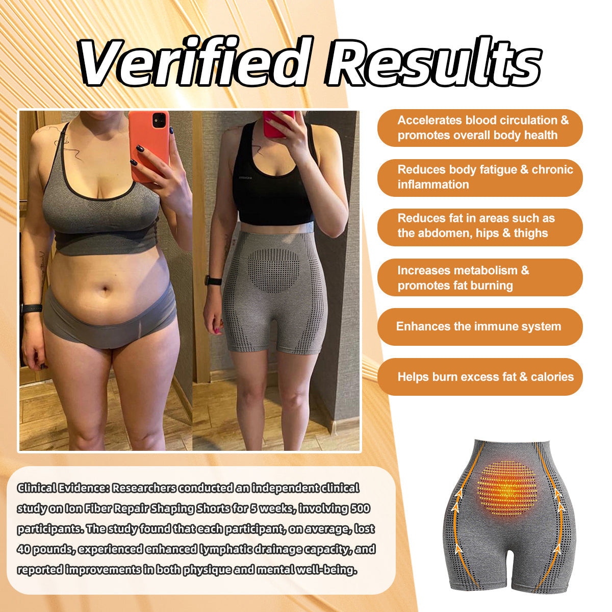 【Official Brand Store】🍷Seurico™🍷 Tourmaline Energy Shaping Shorts, Breathable Skin - friendly Fabric, Reshape Your Graceful Figure and Protect Your Health Beauty💖