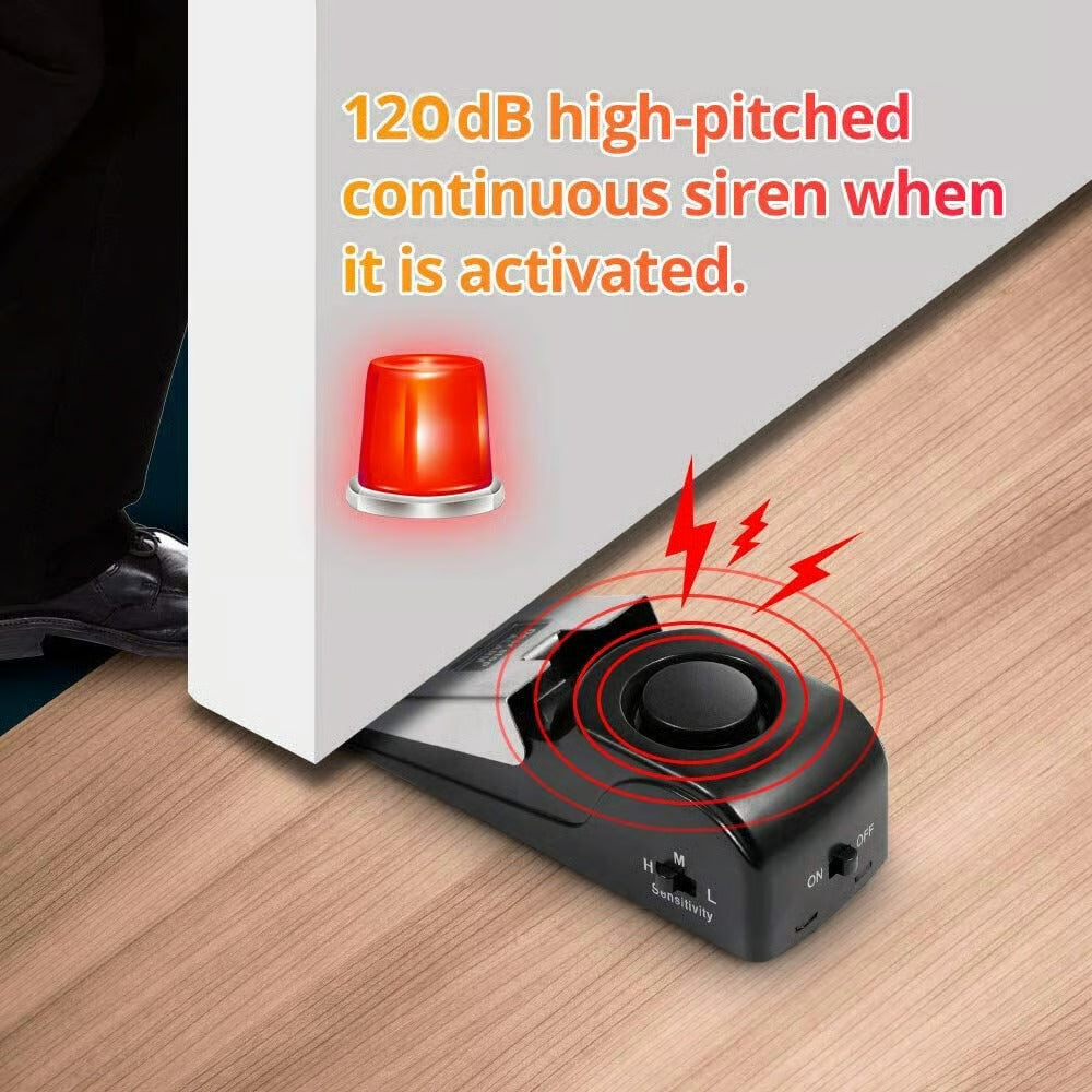 ✨ Limited Time Offer! 🔒 Portable Door Stop Security Alarm – Protect Anywhere, Anytime! 🚪