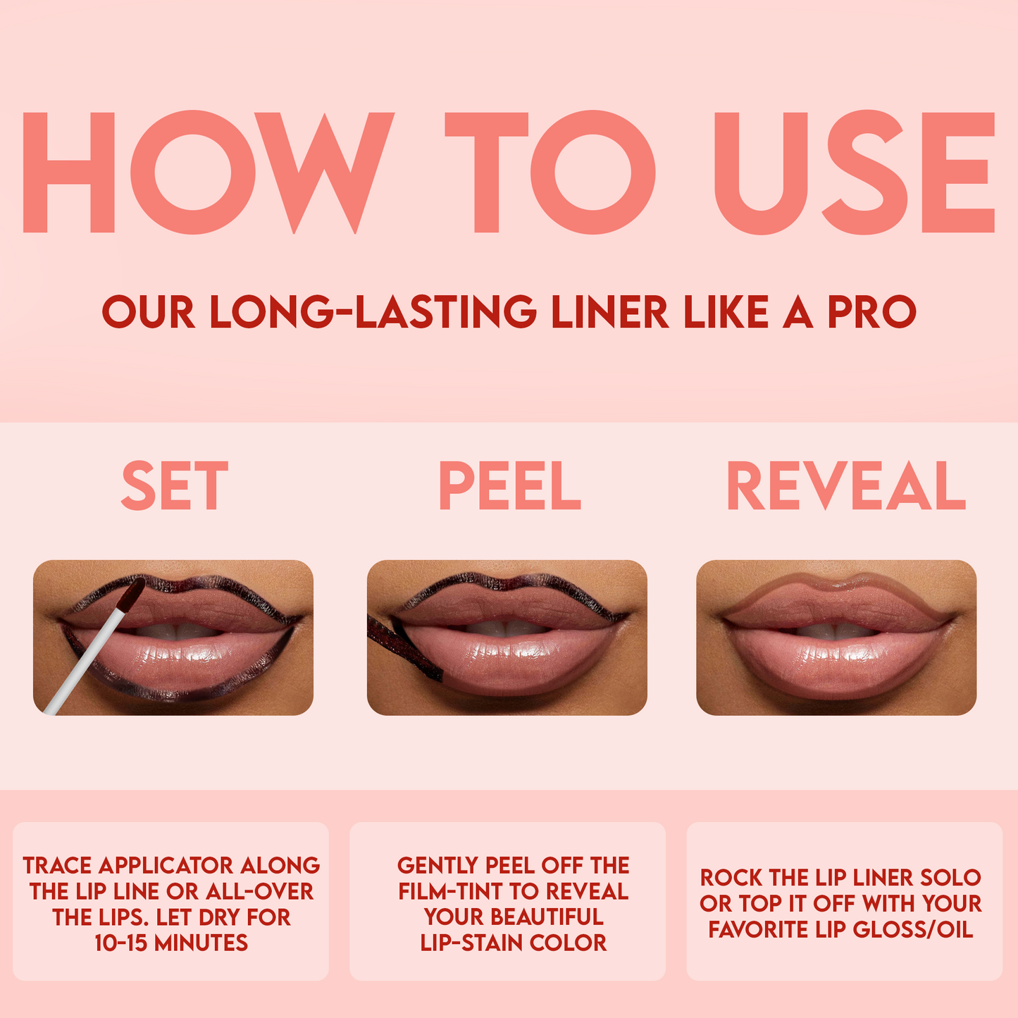 Peel Off Lip Liner Stain💋 - No Fade, No Smudge, NO PROBLEM!