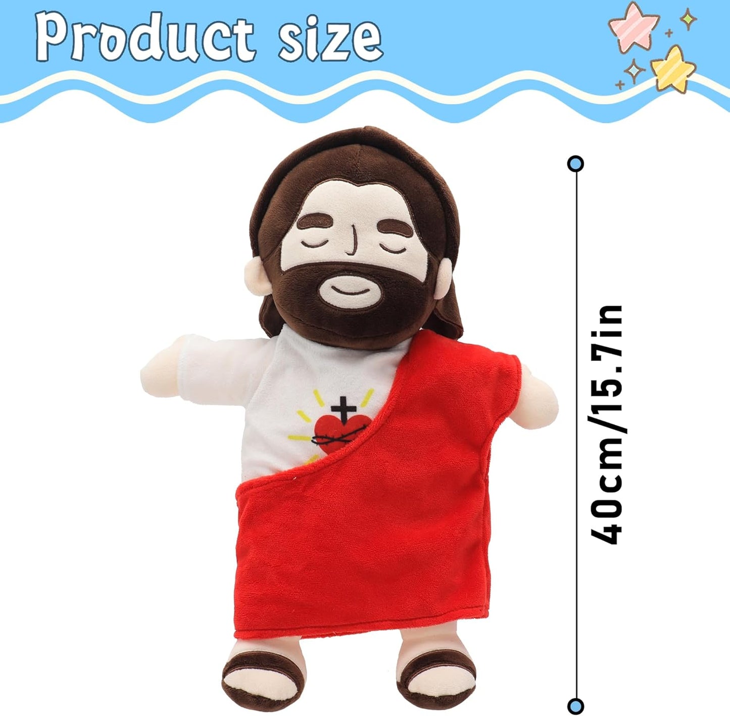The Breathing Jesus Plush Doll
