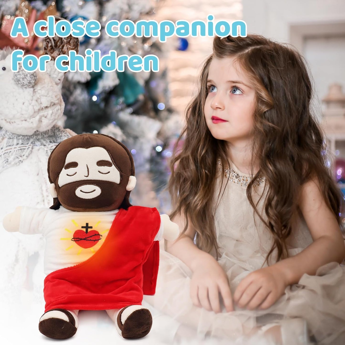 The Breathing Jesus Plush Doll