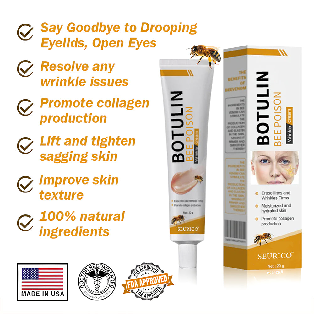 Seurico™ Botulin Bee Venom Wrinkle Removal cream- LAST DAY 75% OFF🔥