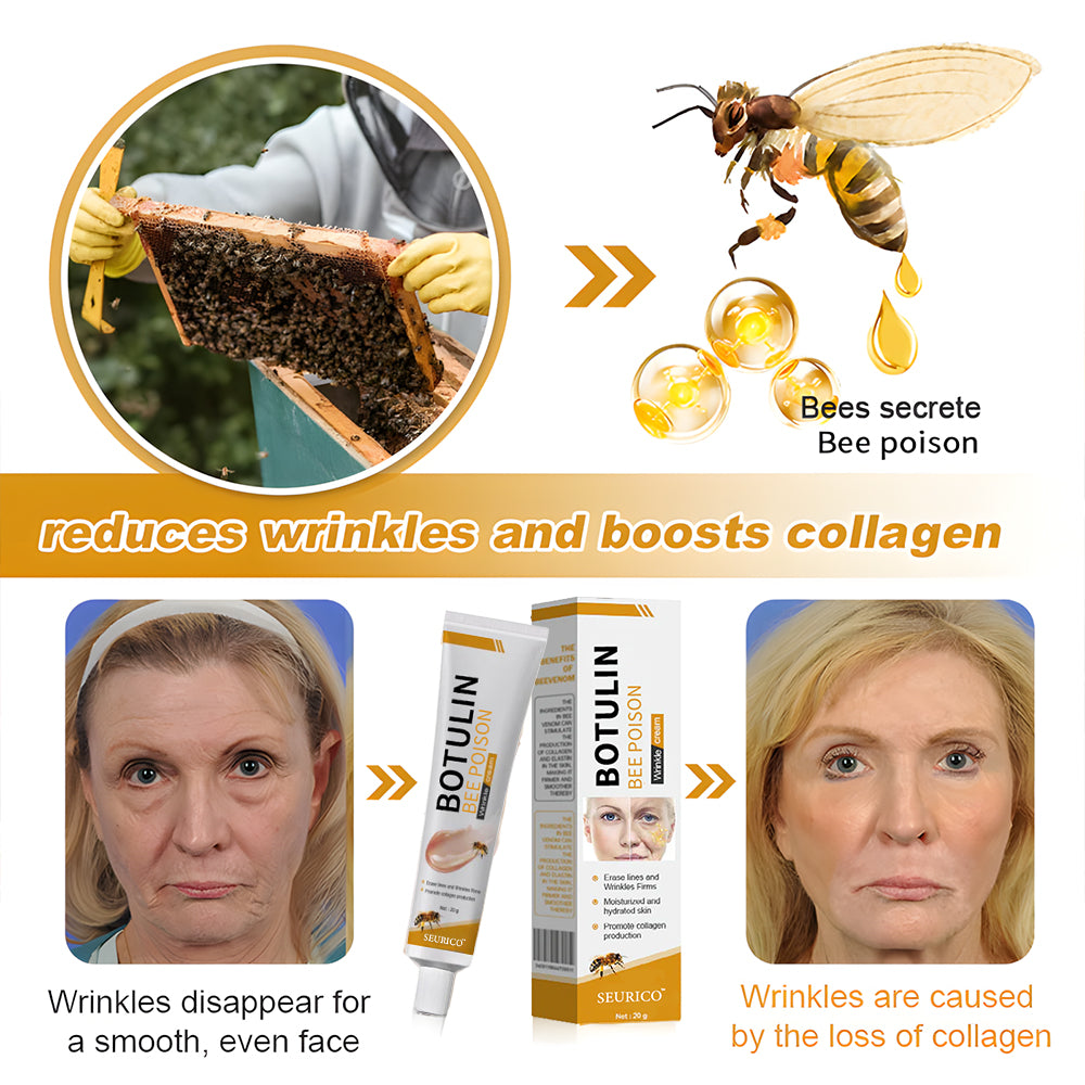 Seurico™ Botulin Bee Venom Wrinkle Removal cream- LAST DAY 75% OFF🔥
