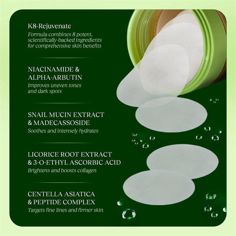 Korean Wrinkle-Reducing Essence Pads – Fade Dark Spots & Wrinkles Fast 🌿 | ⏳ Limited Time Offer!