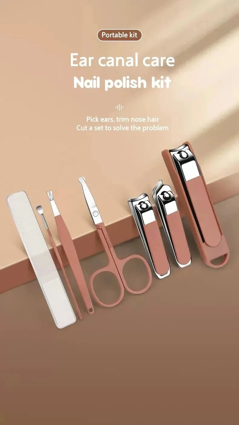 💅 No-Mess Nail Clipper Set -Compact & Travel-Ready Kit (5–7 PCS) 🛡️✨