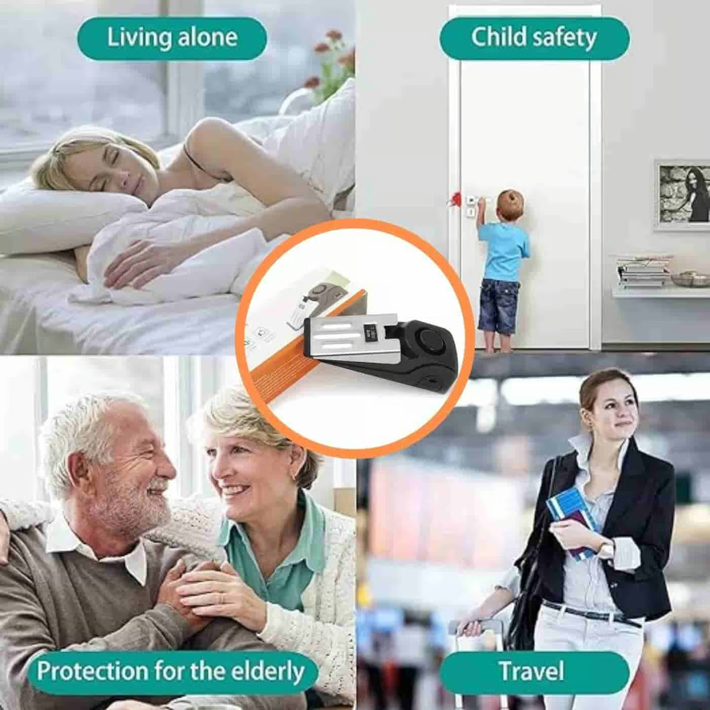 ✨ Limited Time Offer! 🔒 Portable Door Stop Security Alarm – Protect Anywhere, Anytime! 🚪