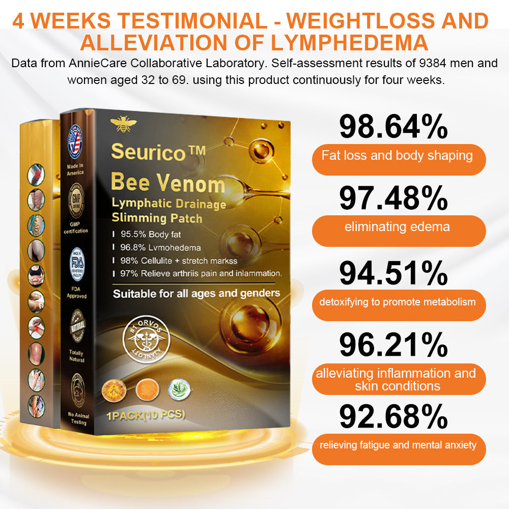 🐝🐝Seurico™ Bee Venom Lymphatic Drainage Slimming Patch🔥