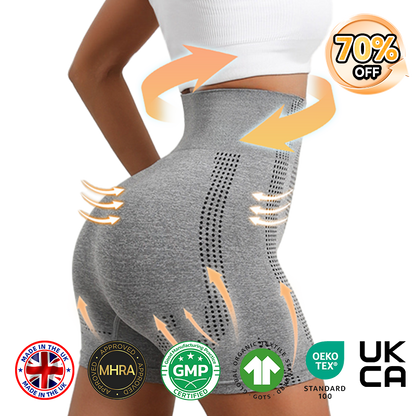 【Official Brand Store】🍷Seurico™🍷 Tourmaline Energy Shaping Shorts, Breathable Skin - friendly Fabric, Reshape Your Graceful Figure and Protect Your Health Beauty💖