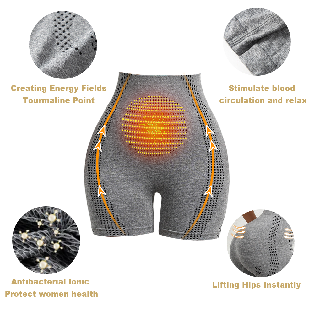 【Official Brand Store】🍷Seurico™🍷 Tourmaline Energy Shaping Shorts, Breathable Skin - friendly Fabric, Reshape Your Graceful Figure and Protect Your Health Beauty💖