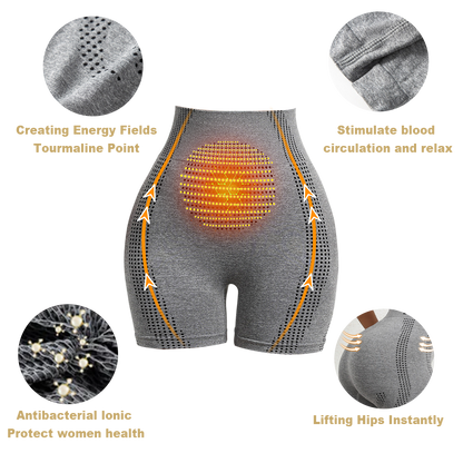 【Official Brand Store】🍷Seurico™🍷 Tourmaline Energy Shaping Shorts, Breathable Skin - friendly Fabric, Reshape Your Graceful Figure and Protect Your Health Beauty💖