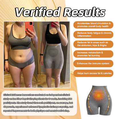 【Official Brand Store】🍷Seurico™🍷 Tourmaline Energy Shaping Shorts, Breathable Skin - friendly Fabric, Reshape Your Graceful Figure and Protect Your Health Beauty💖