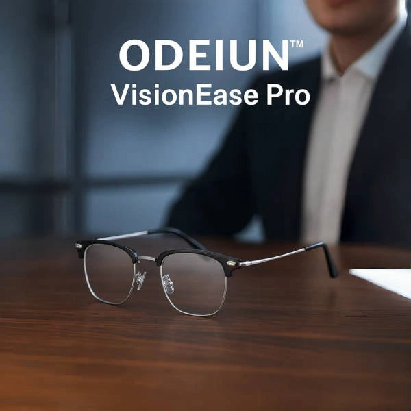 ODEIUN™ VisionEase Pro 👓✨ Smart comfort for sharper reading — anytime, anywhere. 📖💡🌍