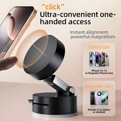 🔥2025 Upgraded Magnetic Vacuum Suction Phone Stand