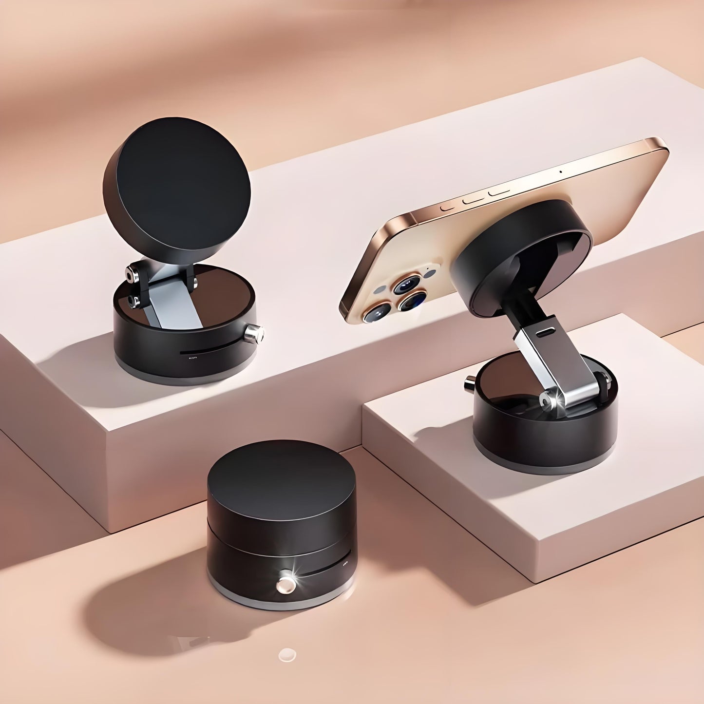 🔥2025 Upgraded Magnetic Vacuum Suction Phone Stand