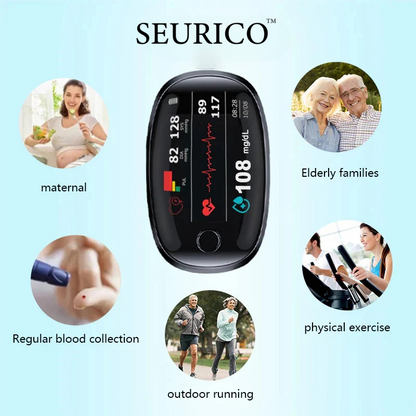 Seurico™ Premium Next Generation 3-in-1 Non-Invasive Blood Glucose Meter 99.9% Accuracy