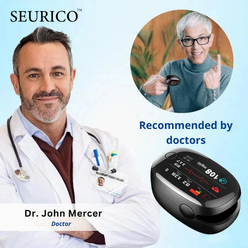 Seurico™ Premium Next Generation 3-in-1 Non-Invasive Blood Glucose Meter 99.9% Accuracy