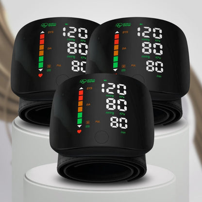 ⌚Automatic Wrist Blood Pressure Monitor™ - Large Backlit Display, Adjustable Cuff, Voice Reporting, Storage Case | Clinically Validated, Portable & Easy-to-Read