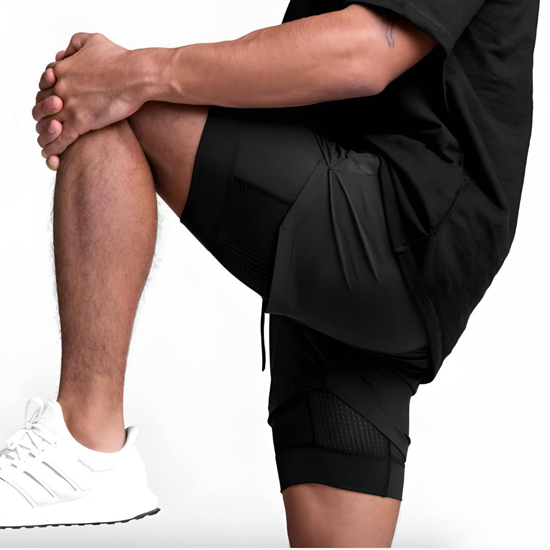 Seurico™ UltraDry Performance Running Shorts (2-in-1 Design)