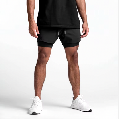 Seurico™ UltraDry Performance Running Shorts (2-in-1 Design)
