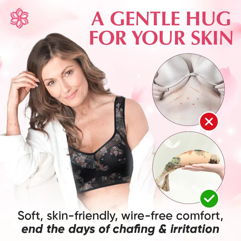 Last Day Promotion 80% OFF 🔥ODEIUN™ Ice Silk Lace Cooling Comfort Bra|Cool to the Skin Soft to the Soul💕