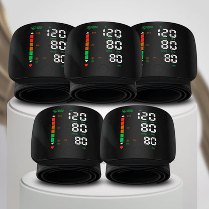 ⌚Automatic Wrist Blood Pressure Monitor™ - Large Backlit Display, Adjustable Cuff, Voice Reporting, Storage Case | Clinically Validated, Portable & Easy-to-Read