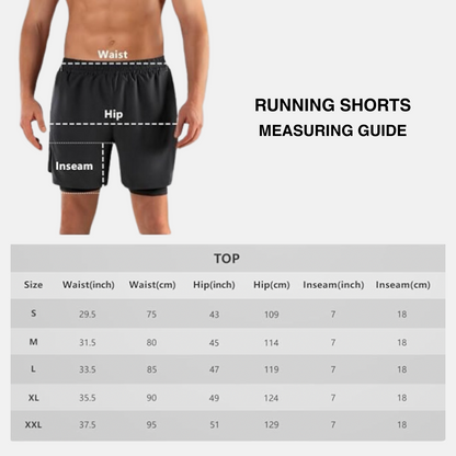 Seurico™ UltraDry Performance Running Shorts (2-in-1 Design)