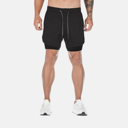 Seurico™ UltraDry Performance Running Shorts (2-in-1 Design)