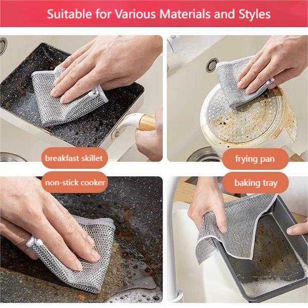 🔥 MiracleWipe™ UltraClean Multipurpose Cloths – Effortless Shine, Every Time! ✨