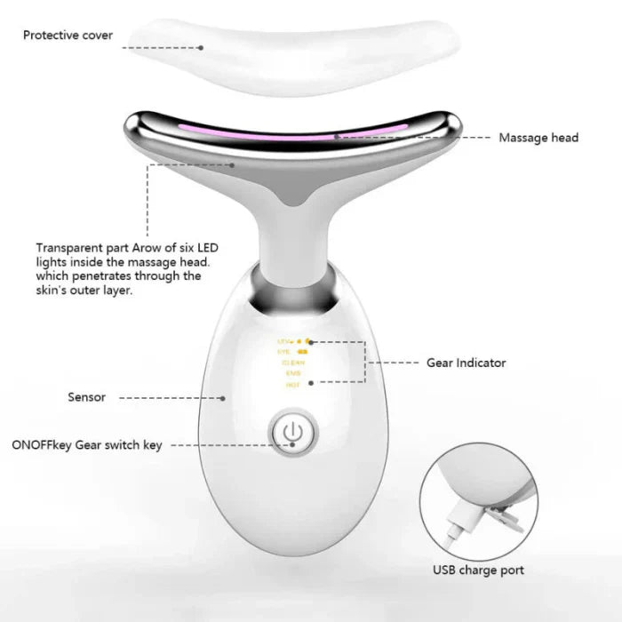 Seurico™ Light Therapy Facial & Neck Lift Device