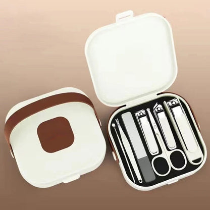 💅 No-Mess Nail Clipper Set -Compact & Travel-Ready Kit (5–7 PCS) 🛡️✨
