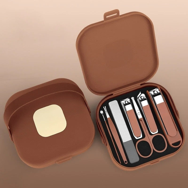 💅 No-Mess Nail Clipper Set -Compact & Travel-Ready Kit (5–7 PCS) 🛡️✨