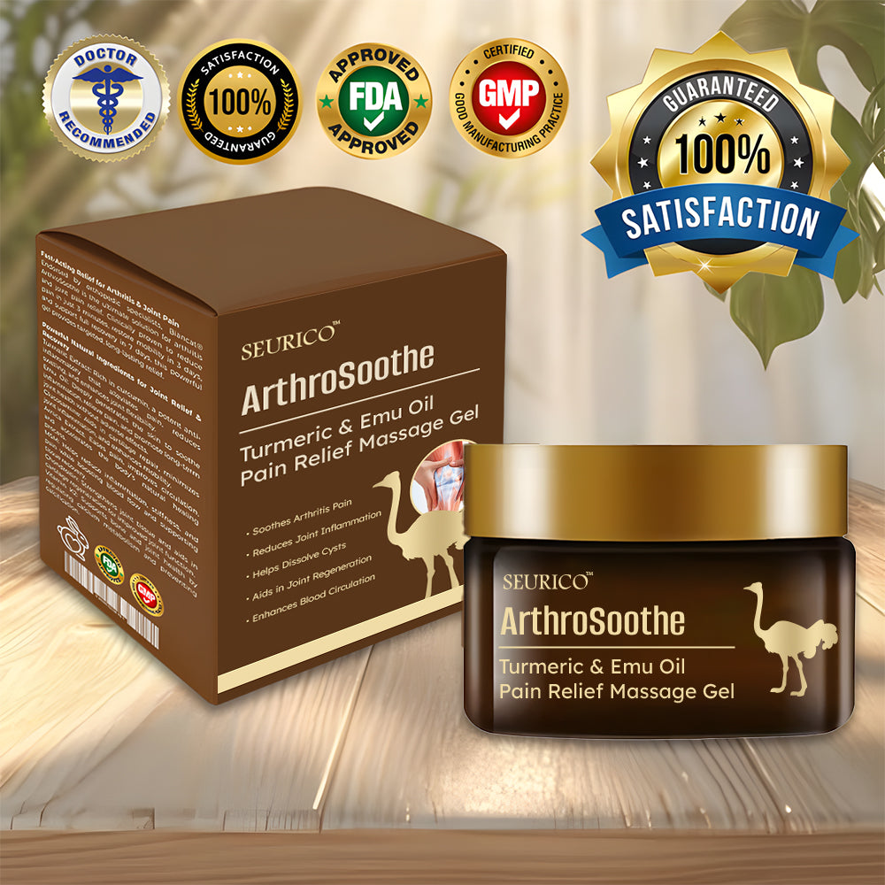 Seurico™ Turmeric & Emu Oil Joint Pain Relief Massage Gel