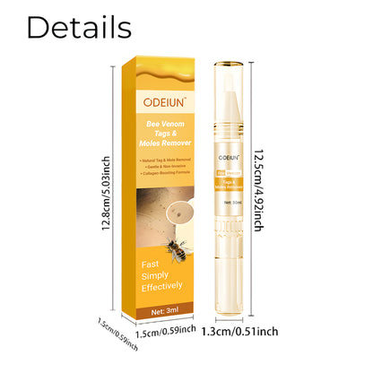 ODEIUN™ Bee Venom Mole & Skin Tag Remover – Fast-Acting Formula for Clearer, Smoother Skin