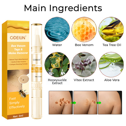 ODEIUN™ Bee Venom Mole & Skin Tag Remover – Fast-Acting Formula for Clearer, Smoother Skin