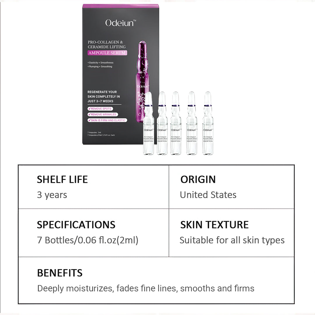 ODEIUN™ Pro-Lift Collagen Ampoule Serum💖 Turn back time without needles or pain — just glow naturally!