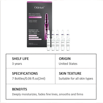 ODEIUN™ Pro-Lift Collagen Ampoule Serum💖 Turn back time without needles or pain — just glow naturally!