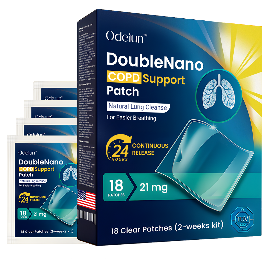 🔥 50% OFF Today | ODEIUN™ DoubleNano COPD Support Patch – Breathe Easier, Live Freer!