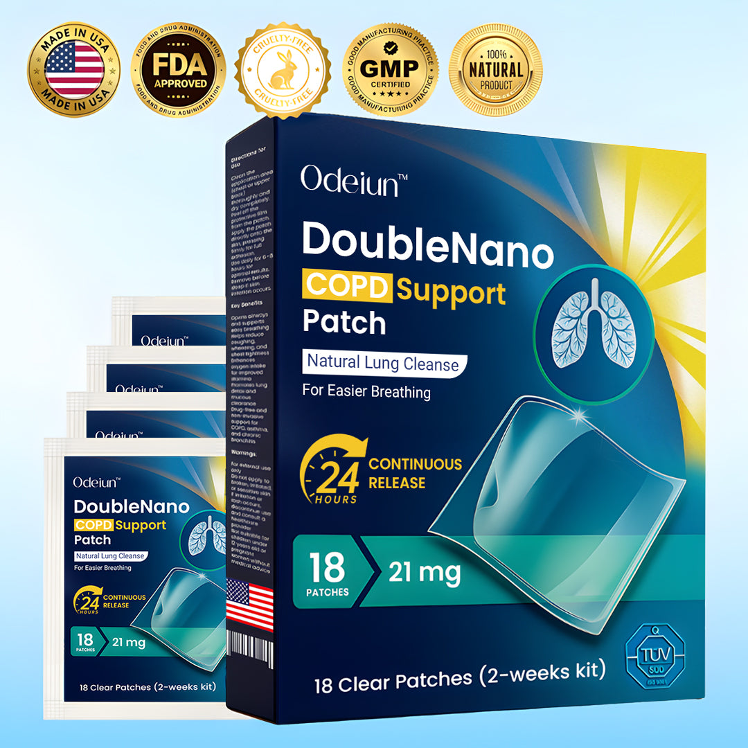 🔥 50% OFF Today | ODEIUN™ DoubleNano COPD Support Patch – Breathe Easier, Live Freer!