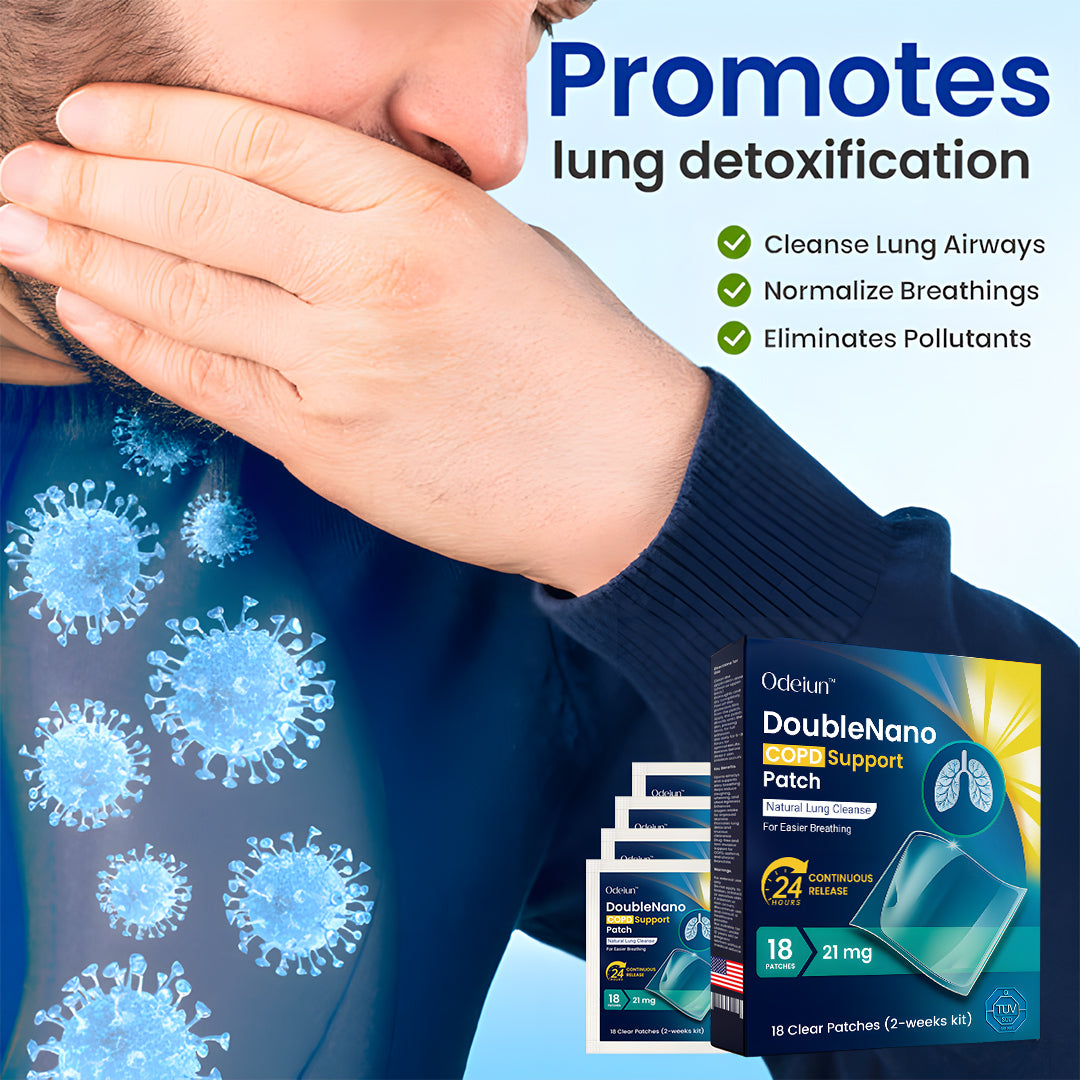 🔥 50% OFF Today | ODEIUN™ DoubleNano COPD Support Patch – Breathe Easier, Live Freer!