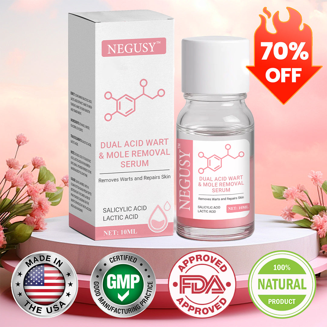 🌿 Negusy™ Dual Acid Wart & Mole Remover✅ Clinically proven ingredients
