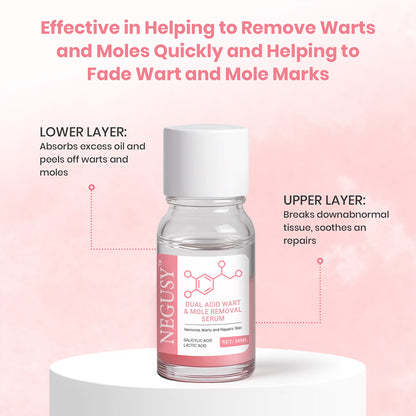 🌿 Negusy™ Dual Acid Wart & Mole Remover✅ Clinically proven ingredients