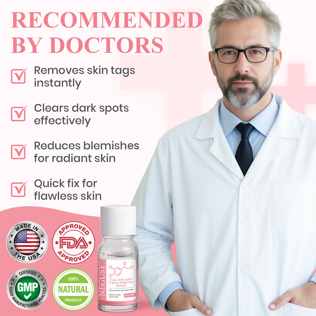 🌿 Negusy™ Dual Acid Wart & Mole Remover✅ Clinically proven ingredients