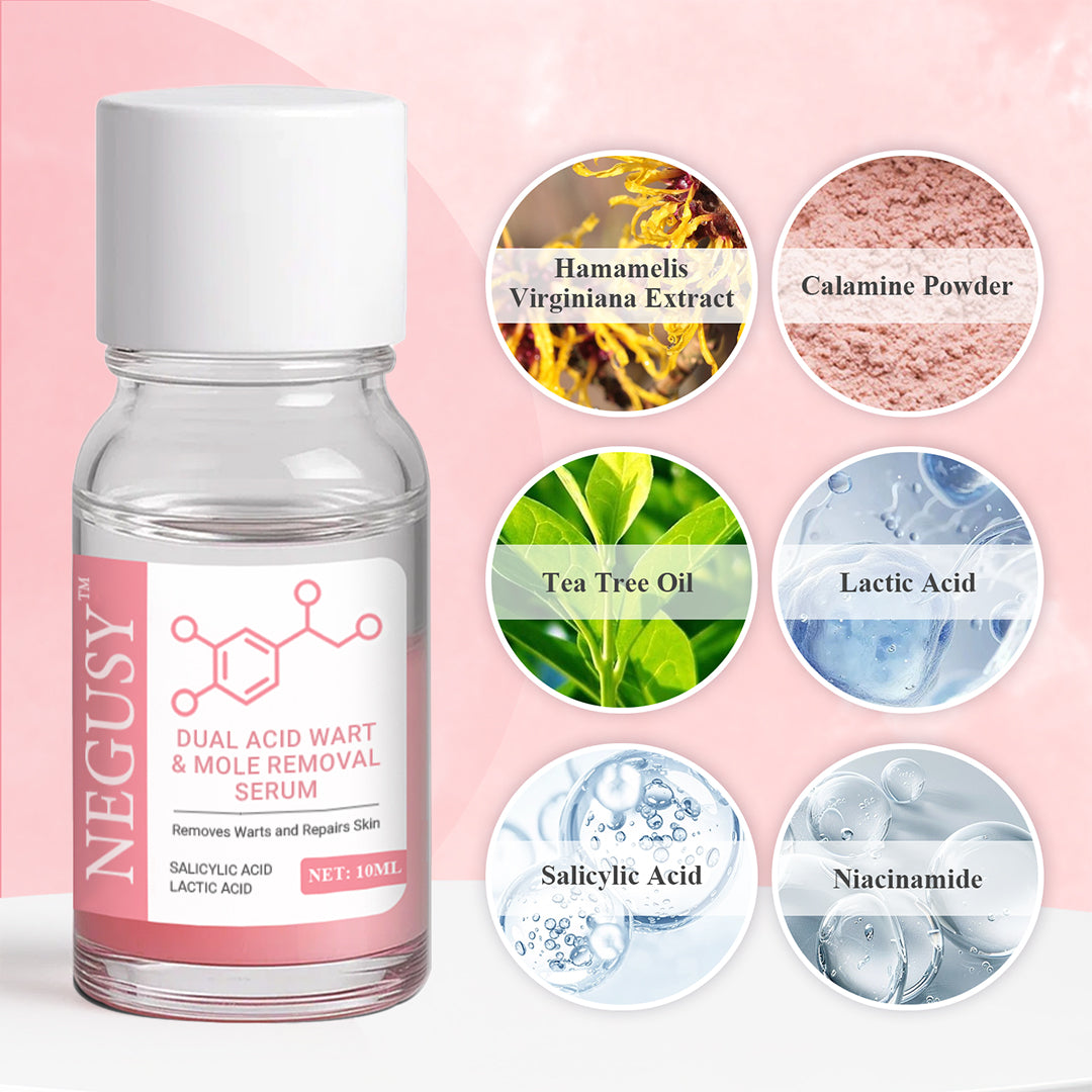 🌿 Negusy™ Dual Acid Wart & Mole Remover✅ Clinically proven ingredients