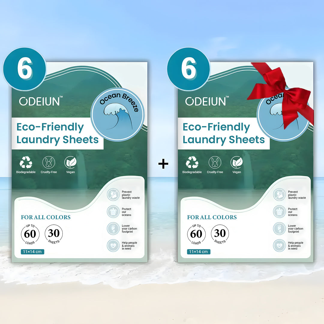 ODEIUN™ Eco-Friendly Laundry Sheets💧|Powerful Clean. Planet Approved.