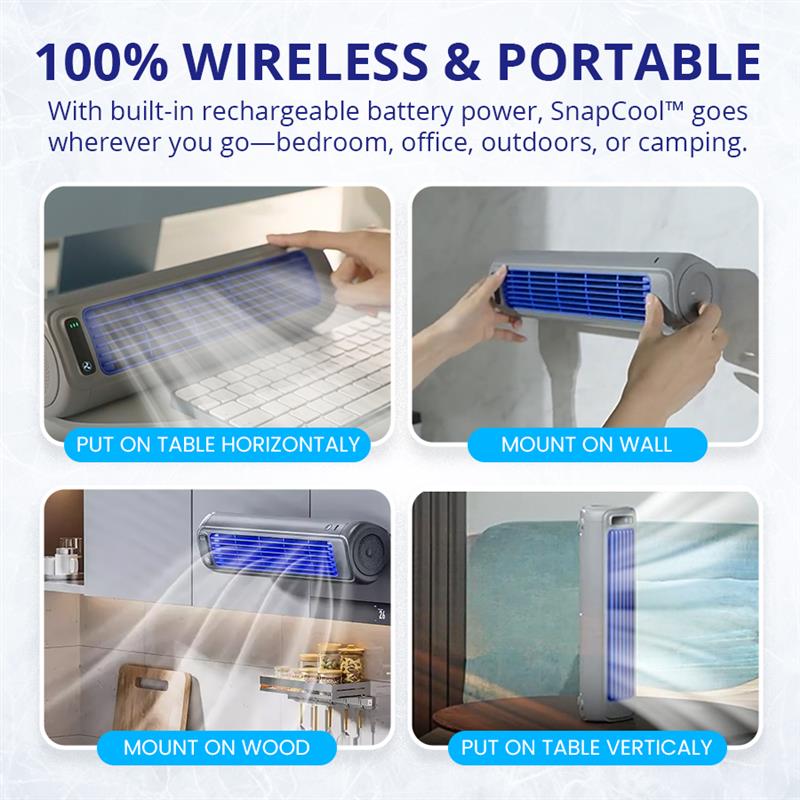 Frozeo SnapCool™ Personal Space Cooler | Quiet, Powerful & Portable