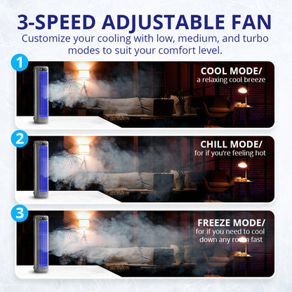 Frozeo SnapCool™ Personal Space Cooler | Quiet, Powerful & Portable