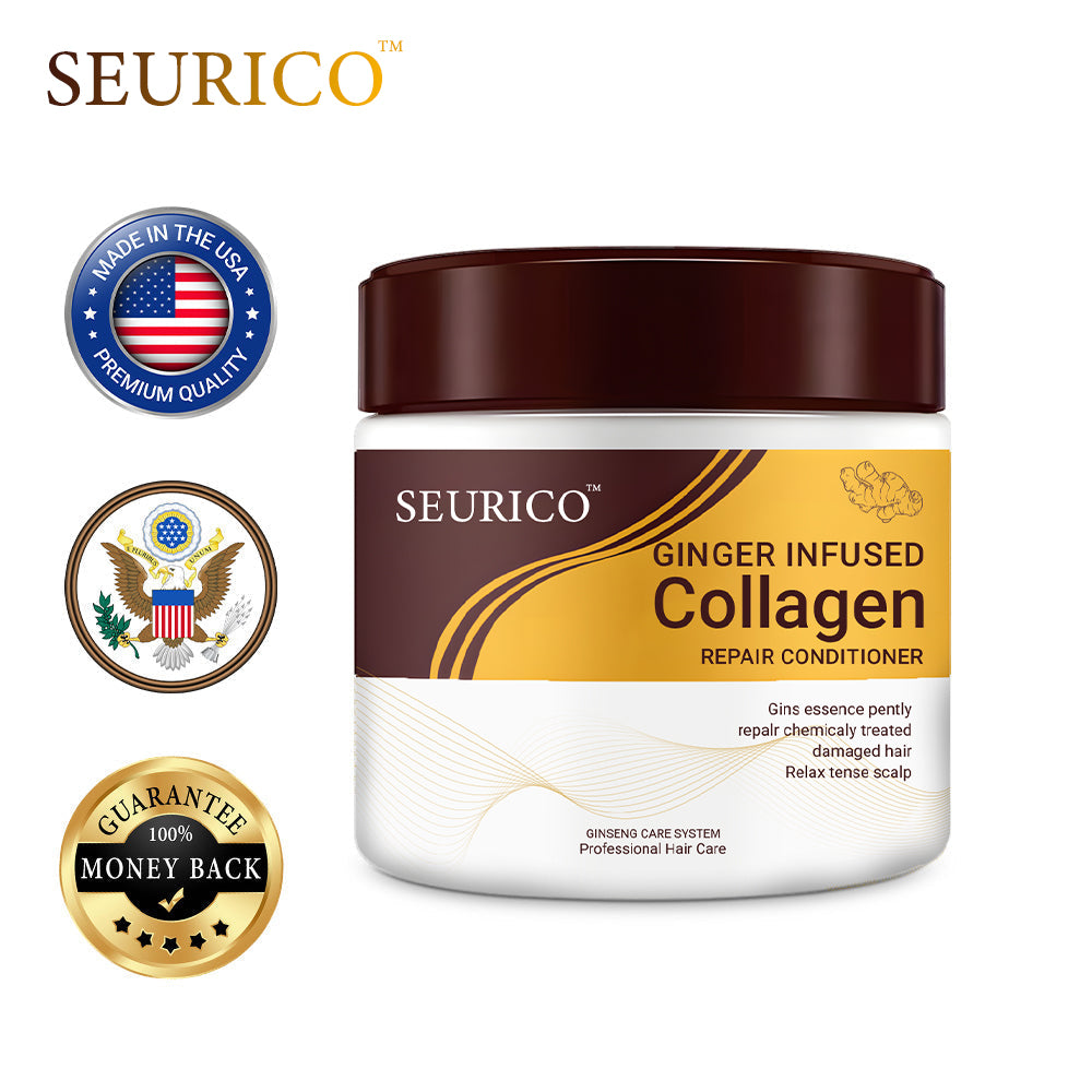 Seurico™ Ginger-Essence Hair Renewal Conditioner🌟“Ginger-Powered Repair for Hair That’s Been Through It.” 🧴🔥
