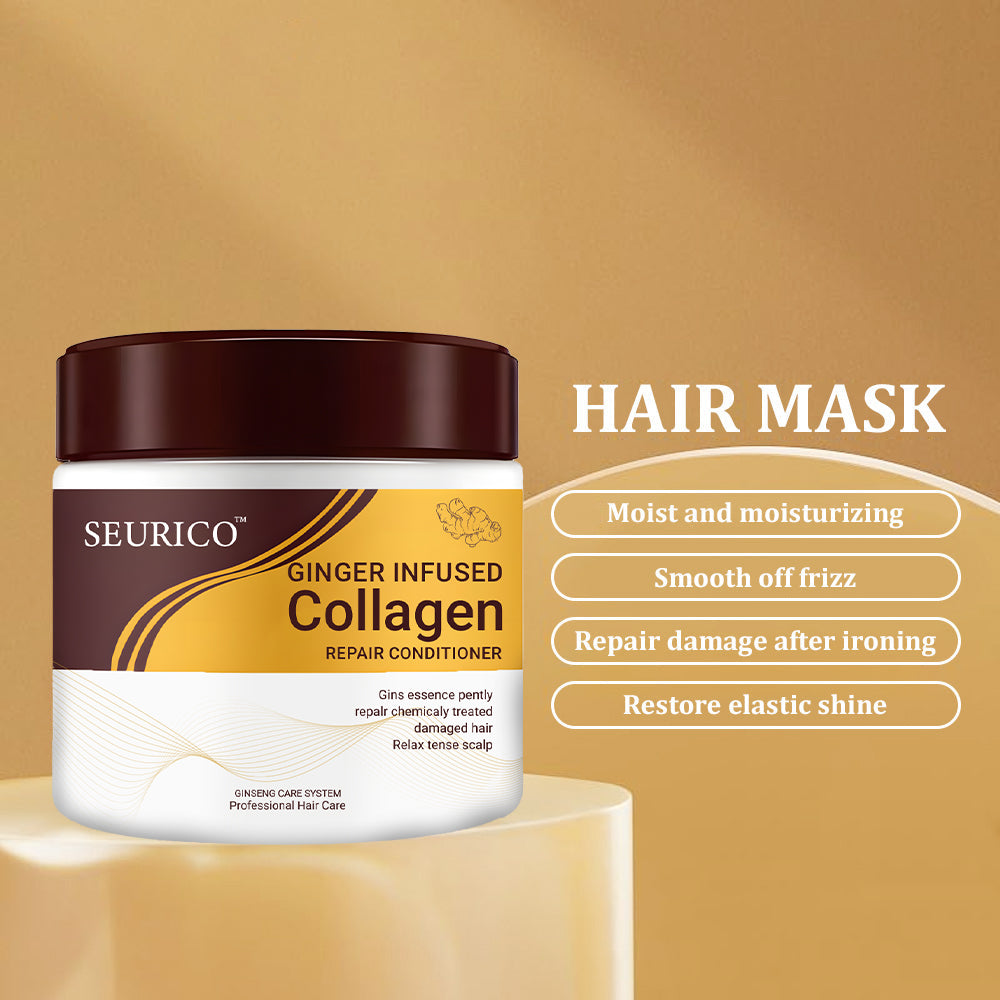 Seurico™ Ginger-Essence Hair Renewal Conditioner🌟“Ginger-Powered Repair for Hair That’s Been Through It.” 🧴🔥