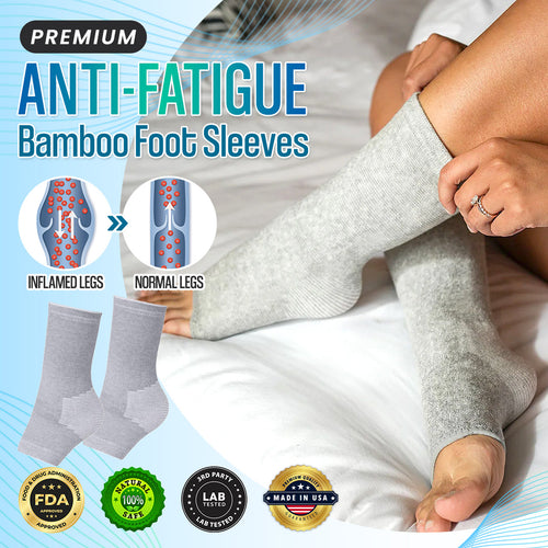 🔥Premium Anti-Fatigue Bamboo Footsleeves|Step Into Relief. Stay On Your Feet Longer. 🦶✨